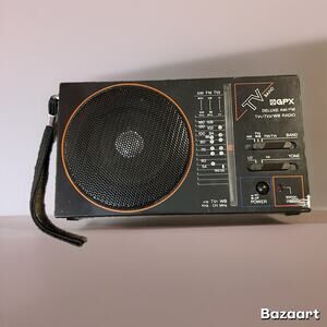 Vintage GPX A303 Portable Multi Band Receiver Radio AM/FM WB - tested and Works!